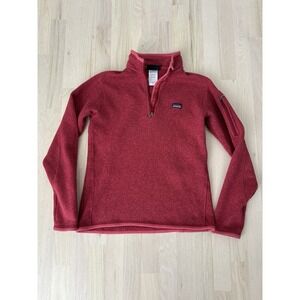 PATAGONIA Red 1/4 Zip Polyester Regulator R2 Sweater Jacket Small Gorpcore